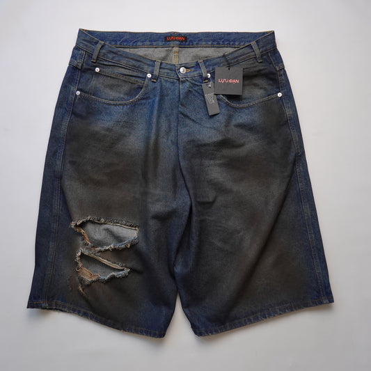 Lu'u Dan Blue Kriss Kross Denim Shorts - Size 38
