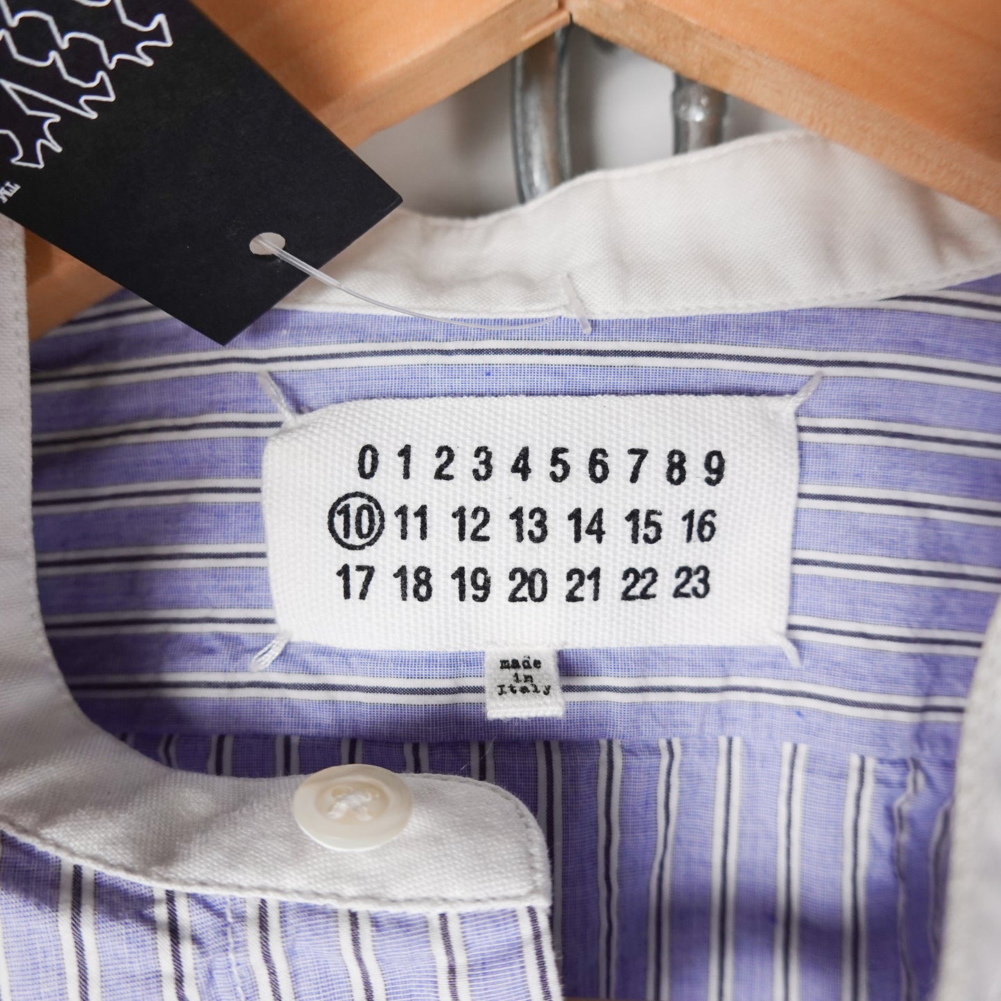 Maison Margiela Pin Stripe Button Up Shirt - Size XL