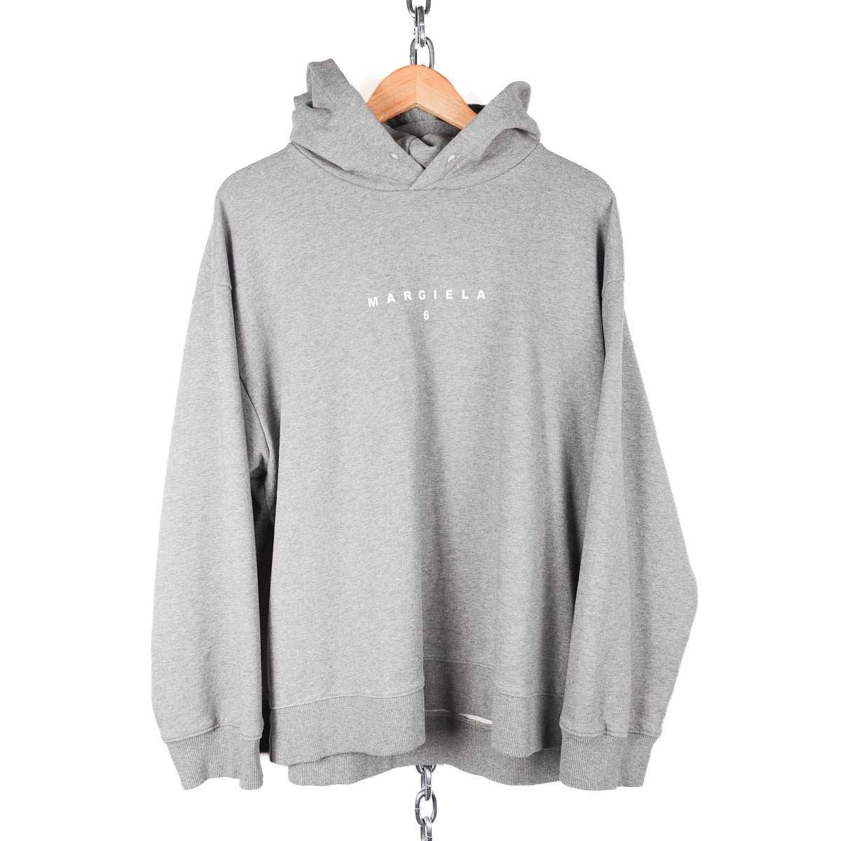 Maison Margiela MM6 Grey Hoodie - Size M