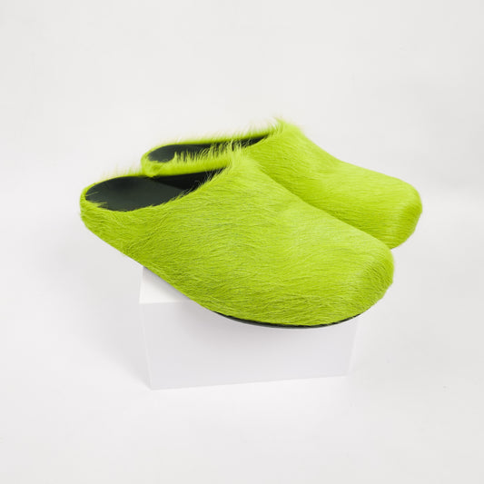 Marni Fussbett Round Toe Slip-On Mules - Size 43