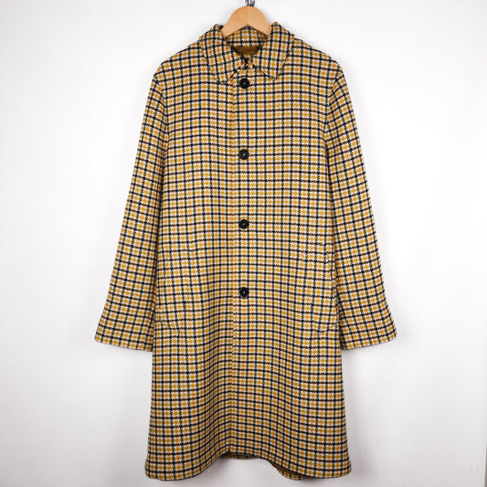 Marni Houndstooth Mac Coat - Size 48