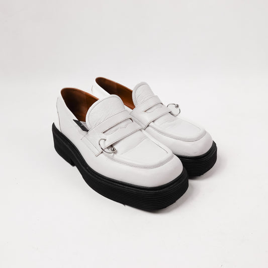 Marni White Piercing Loafers - Size 39
