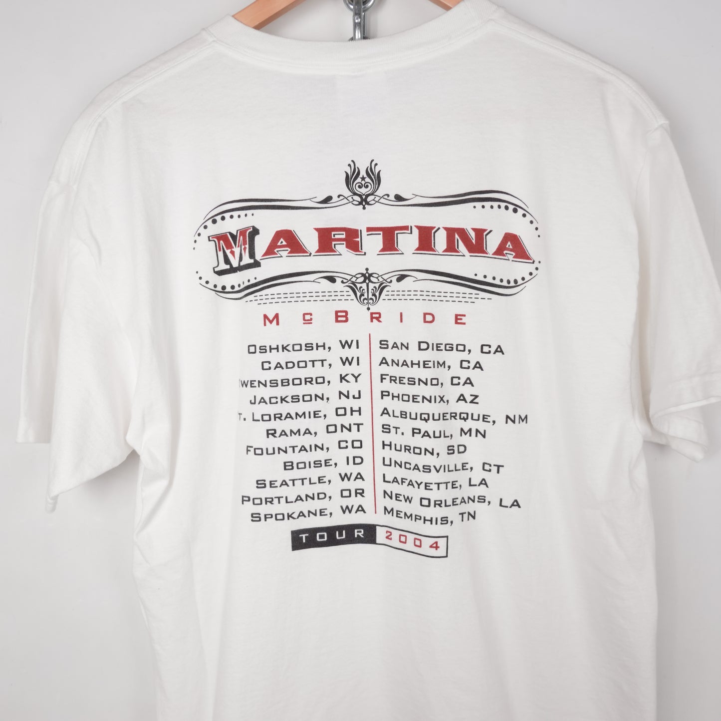 2004 Martina McBride Tour Tee - Size L