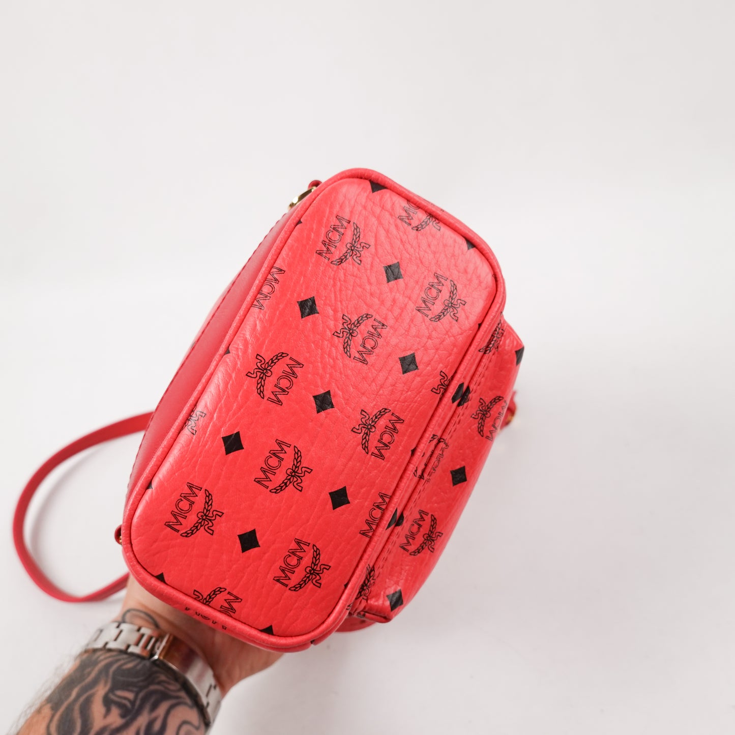 MCM Mini Back Pack - Coral