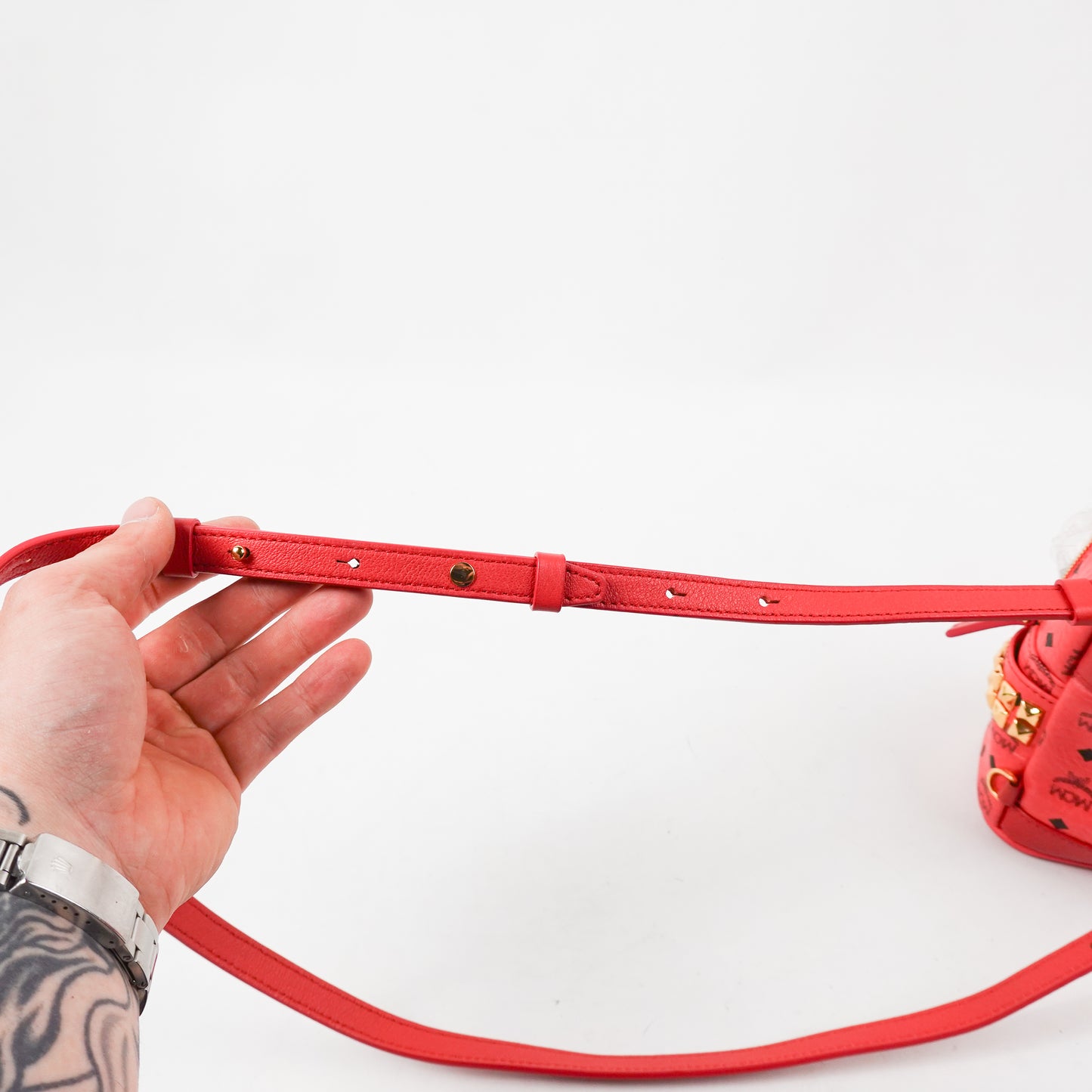 MCM Mini Back Pack - Coral