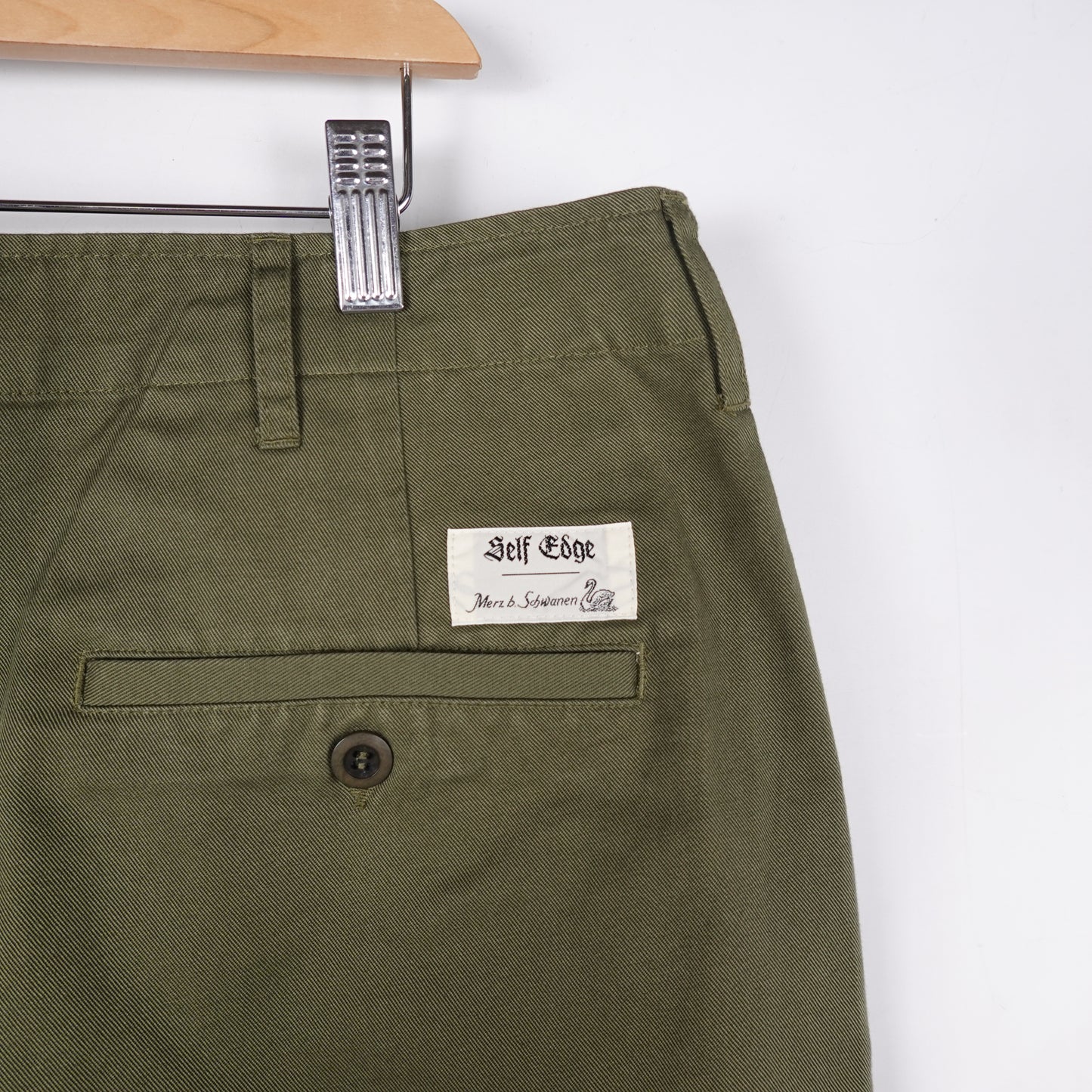 Merz b. Schwanen Pleated Twill Pant - Size 36