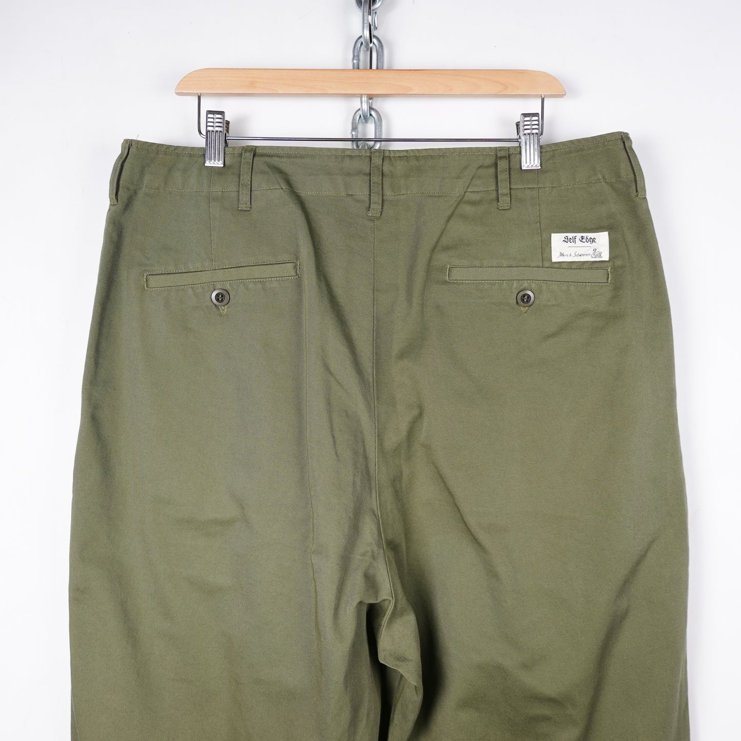 Merz b. Schwanen Pleated Twill Pant - Size 36