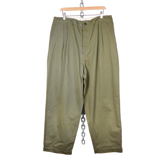 Merz b. Schwanen Pleated Twill Pant - Size 36