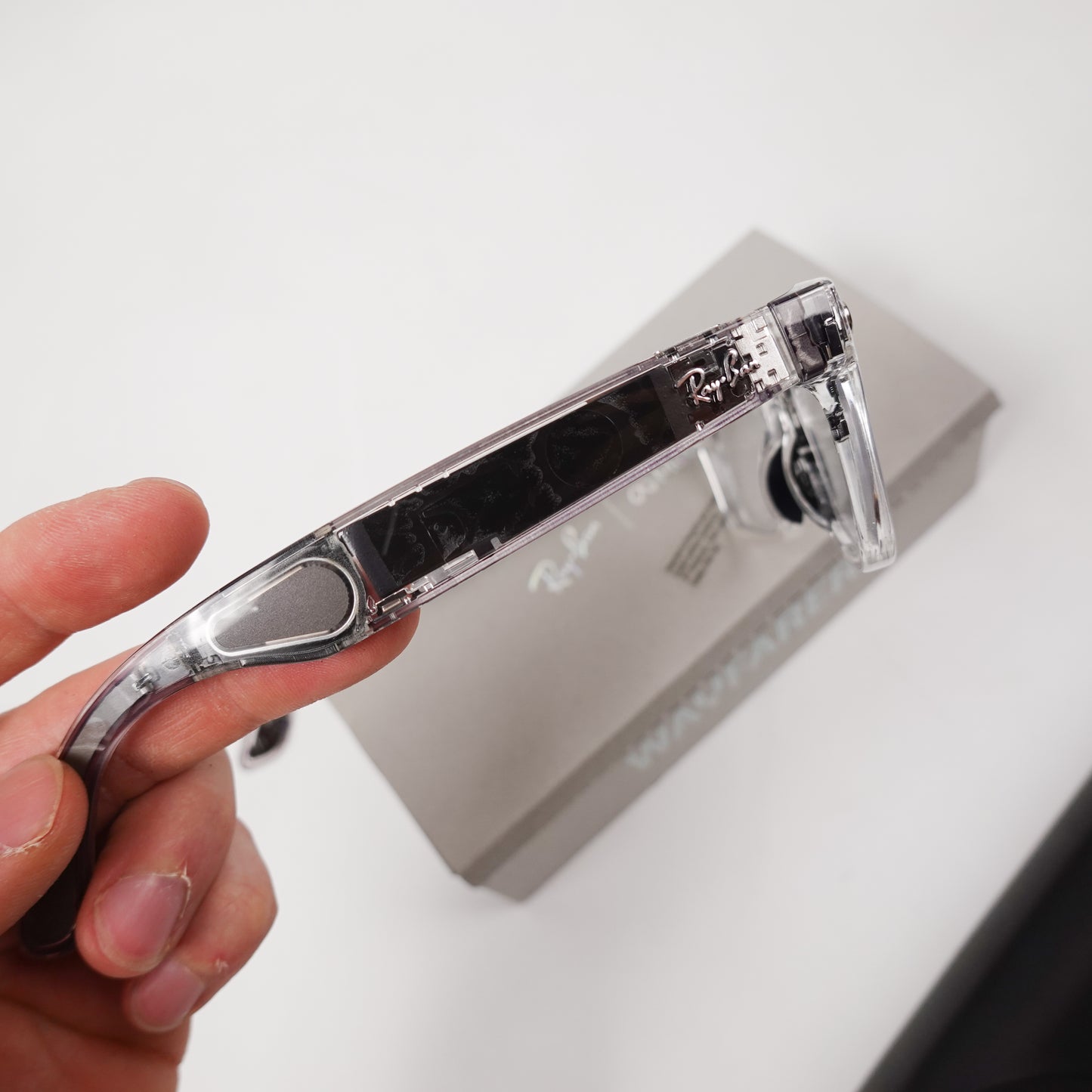 Ray-Ban Meta Wayfarer Limited Edition RW4006 Transparent/Blue