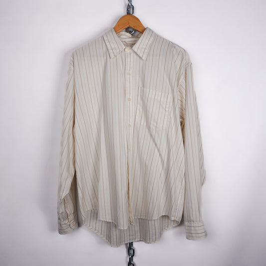 Mfpen Silk Blend Button Up Shirt - Size S Front Photo