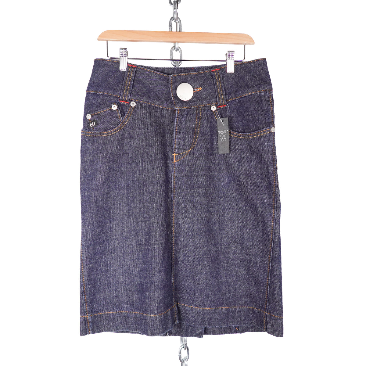 Vintage Miss Sixty Denim Skirt - Size 30
