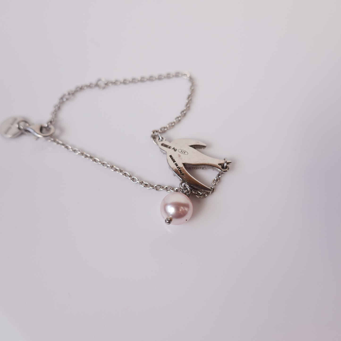 Miu Miu Swallow Pearl Bracelet