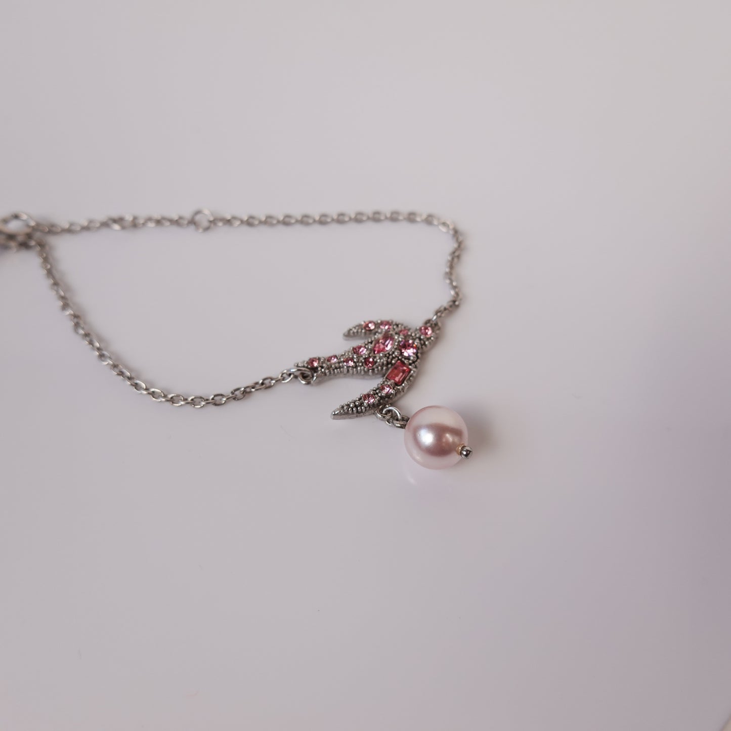 Miu Miu Swallow Pearl Bracelet