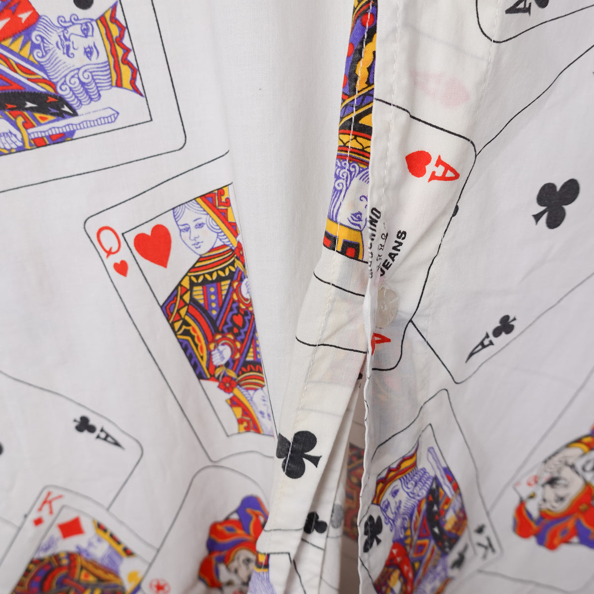 Moschino Card Button up - Size XXL