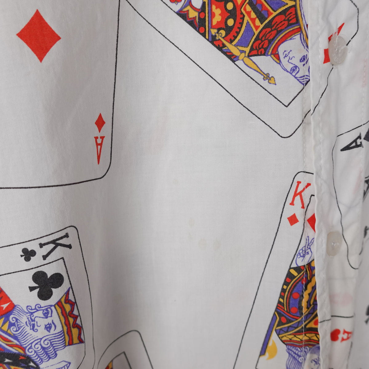 Moschino Card Button up - Size XXL