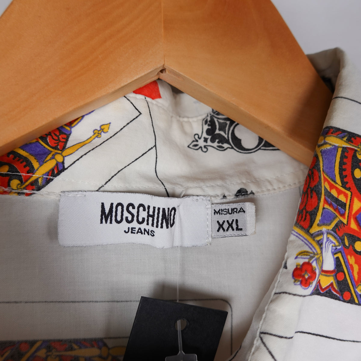Moschino Card Button up - Size XXL