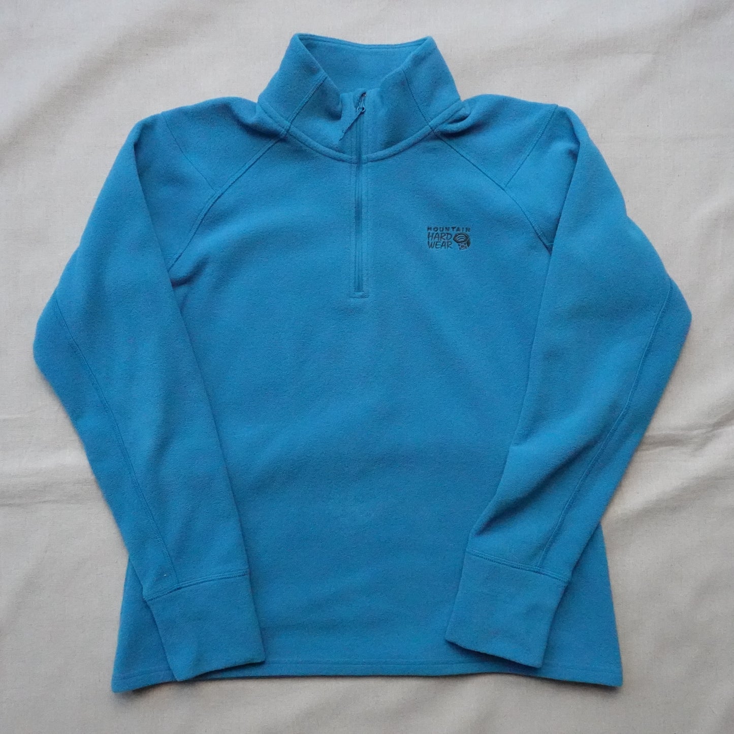 Mountain Hardwear Women's Blue 1/4 Zip Fleece - Size L