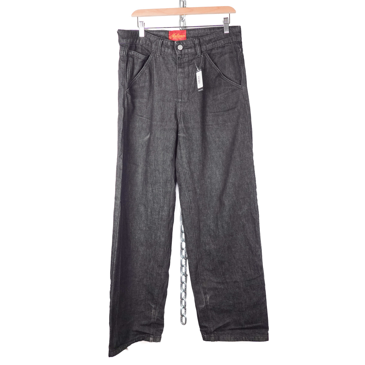 Mutimer Black Denim Jeans - Size 34