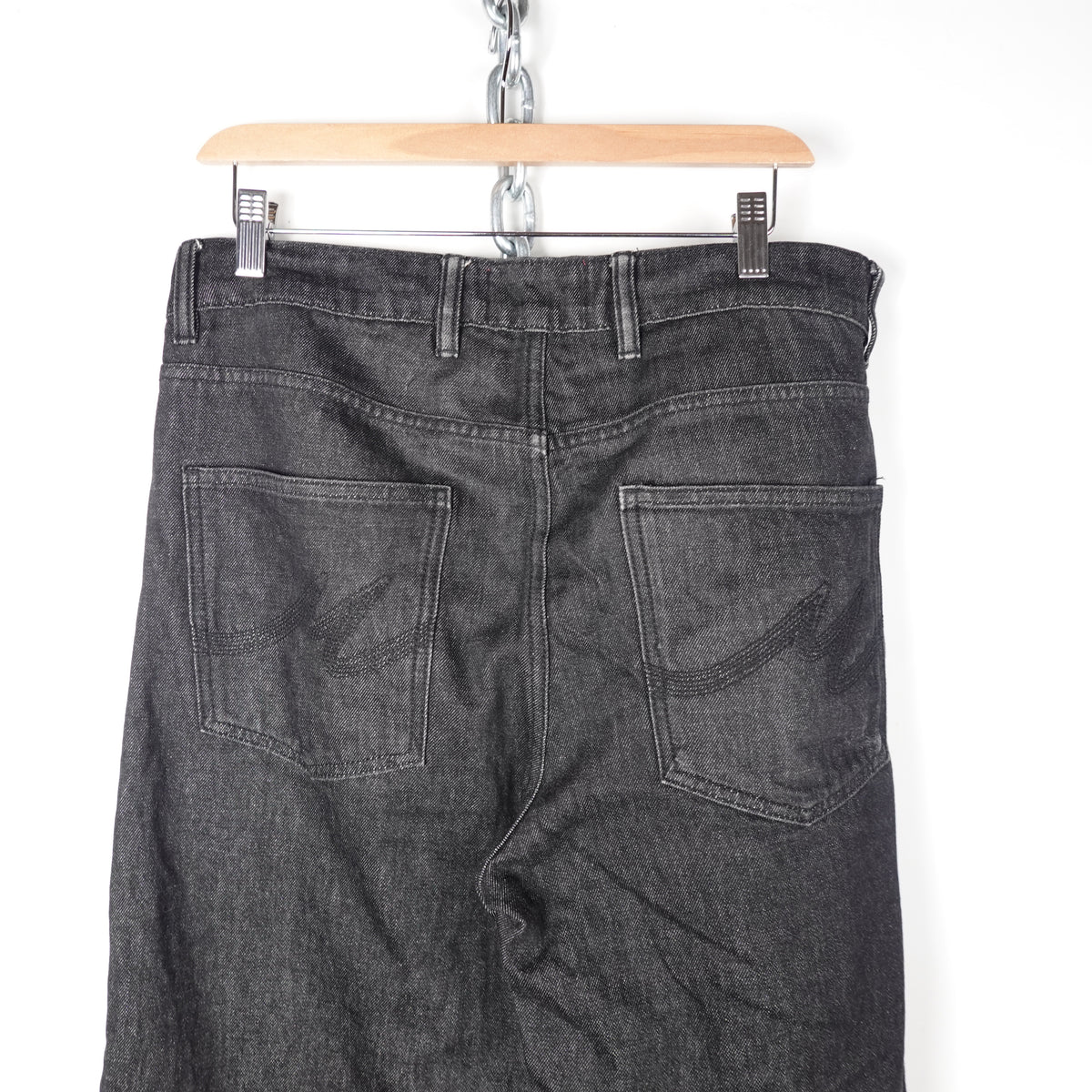 Mutimer Black Denim Jeans - Size 34