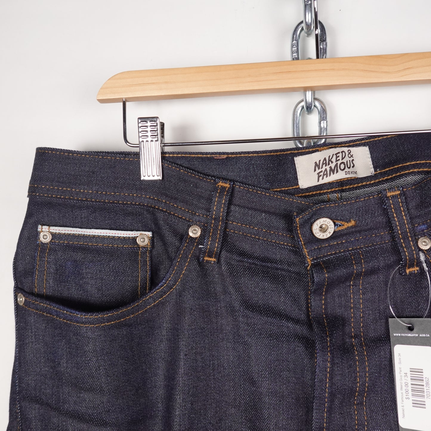 Naked & Famous Weird Guy Pant - Size 34