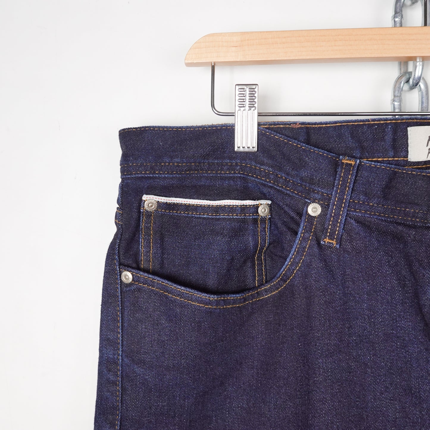 Naked & Famous Indigo Selvedge Pant - Size 36