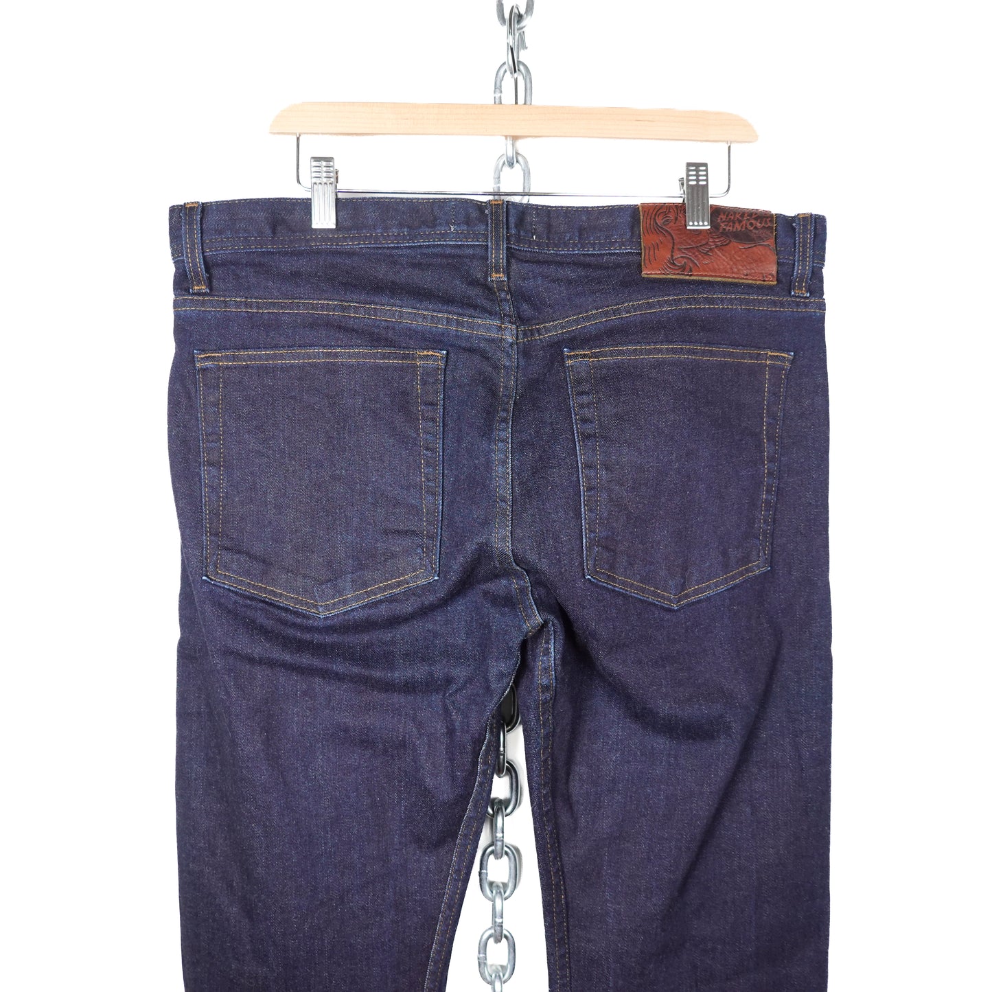 Naked & Famous Indigo Selvedge Pant - Size 36