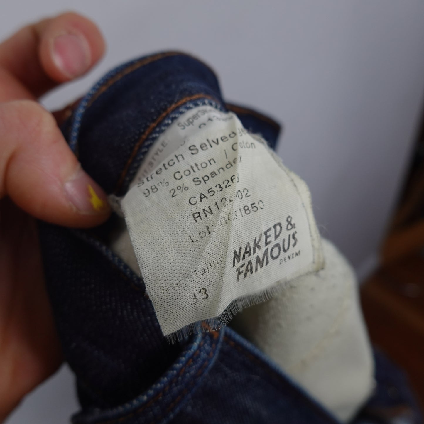 Naked & Famous Super Skinny Guy Pant - Size 33