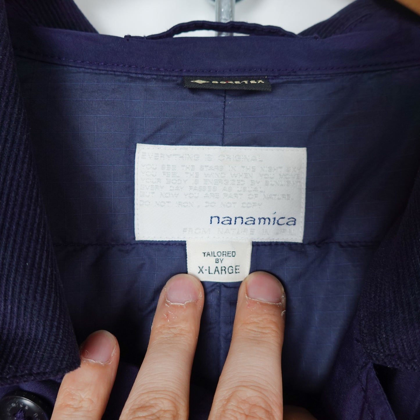 Nanamica Gore-Tex Down Jacket - Size XL