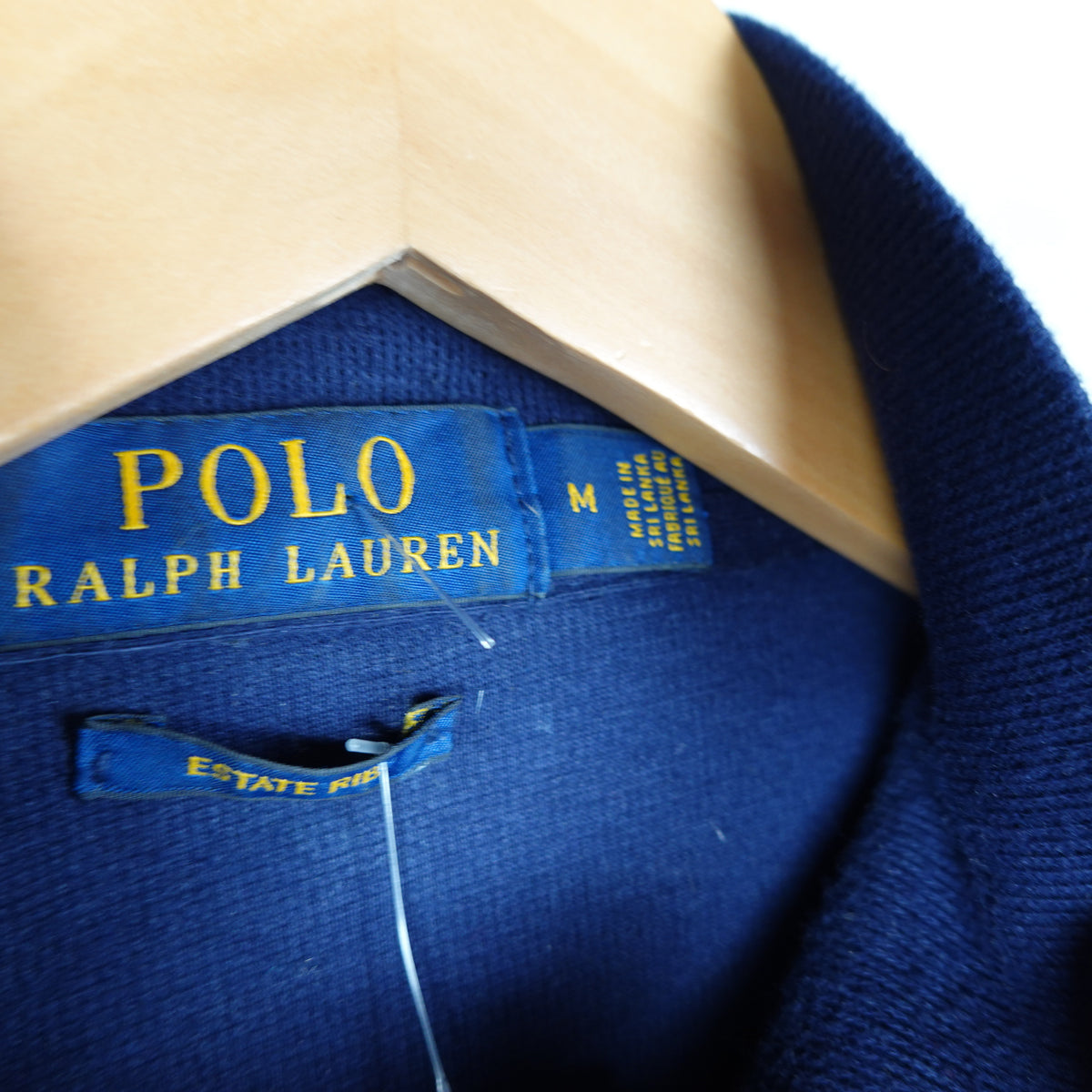 Polo RL Navy 1/4 Zip Sweater - Size M
