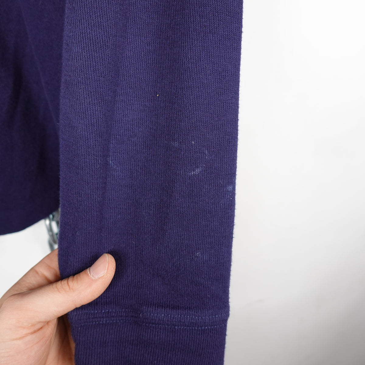 Polo RL Navy 1/4 Zip Sweater - Size M