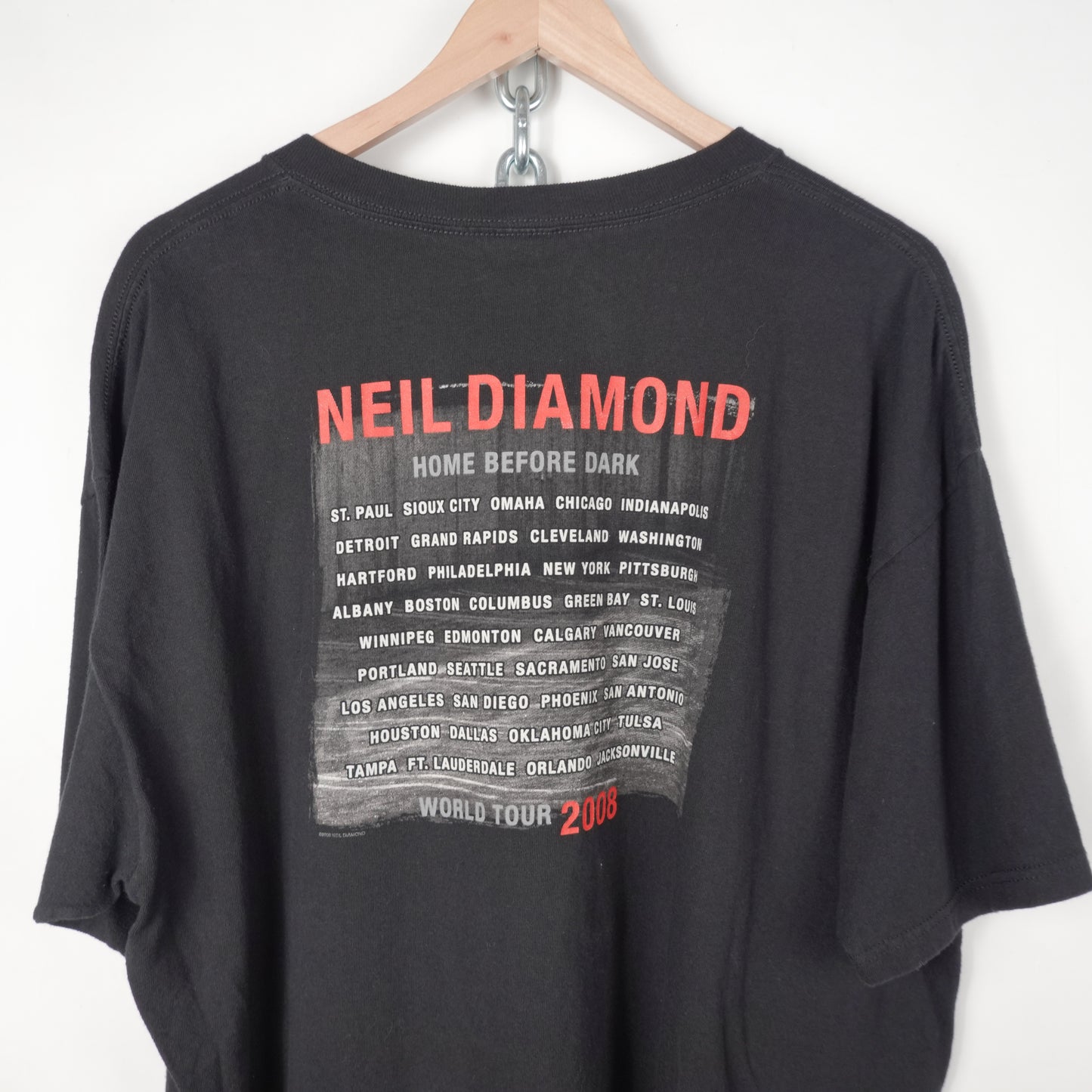 2008 Neil Diamond Tour Tee - Size XXL