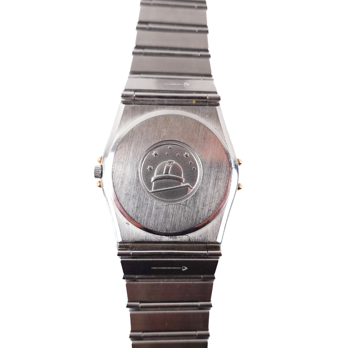 1980s Omega Constellation Two-Tone Roman Numeral Quartz Watch