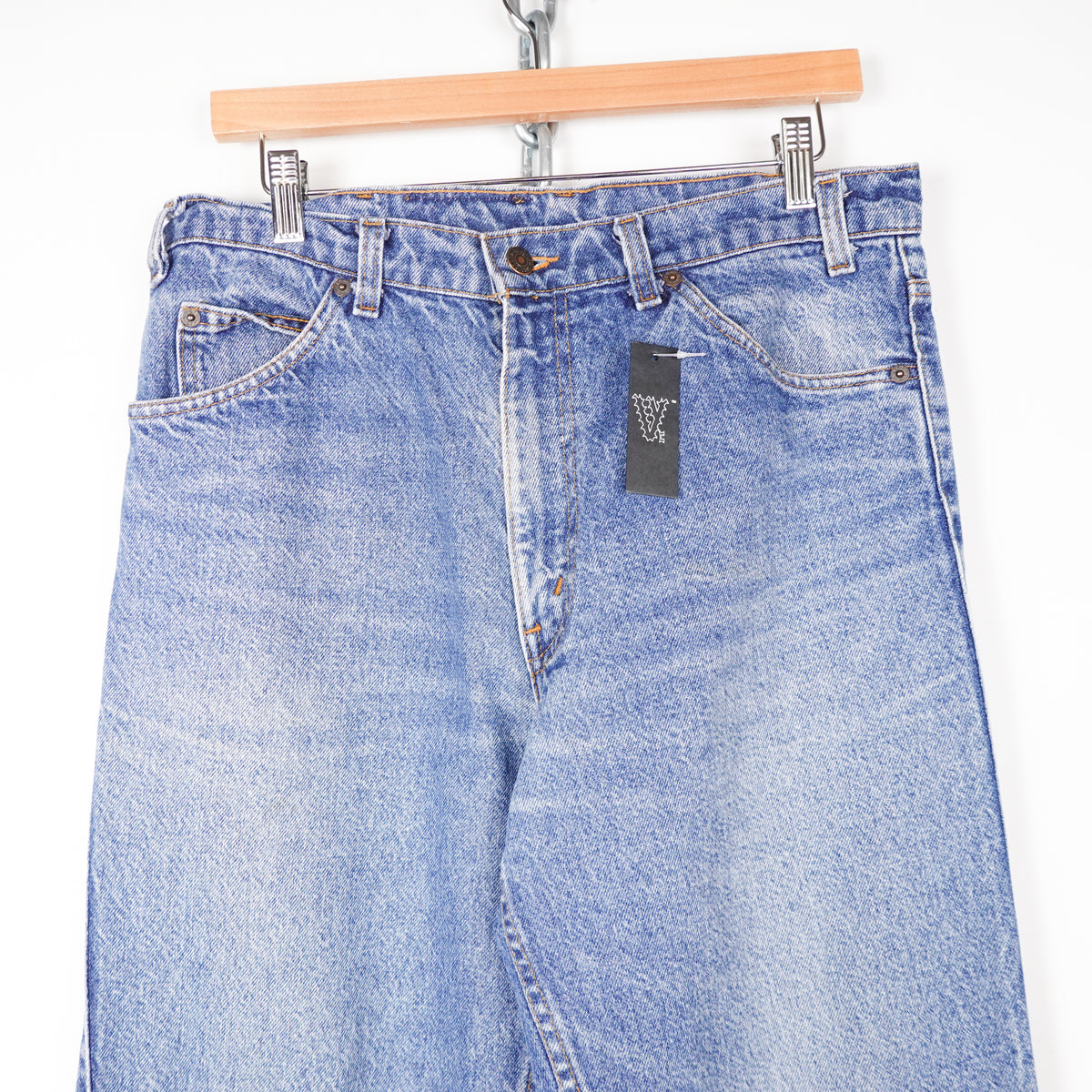 Levi's Leather Tab Blue Jeans - Size 32