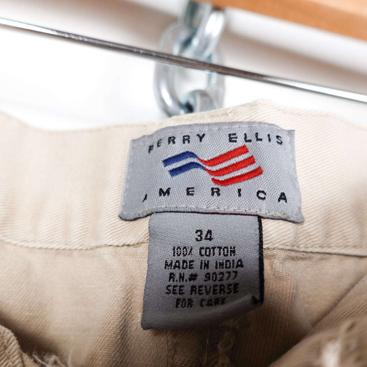 Perry Ellis Baggy Beige Pants -Size 36