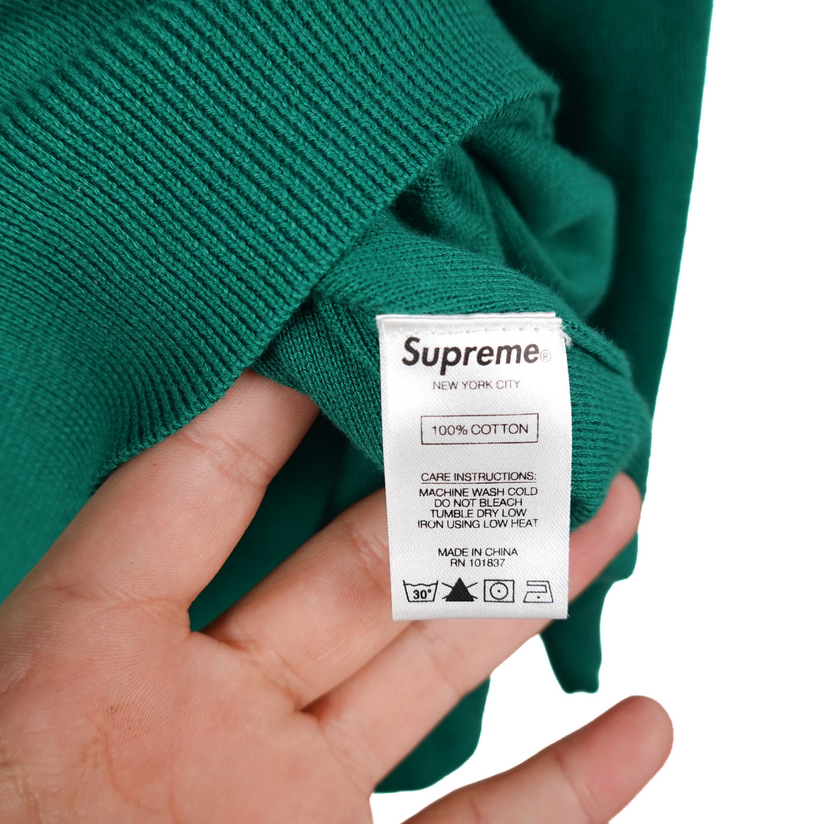 SS18 Supreme Checkered Panel Knit - Size L