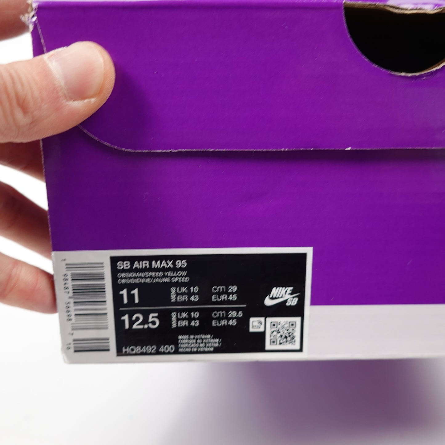 Nike AM95 SB Eric Koston Obsidian Speed Yellow - Size 11