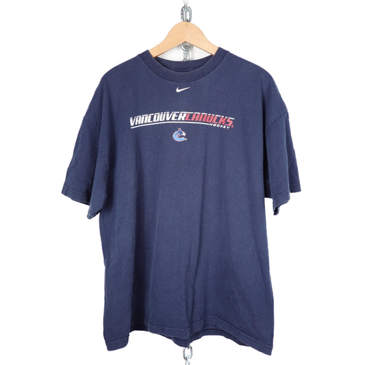 Y2K Canucks Nike Tee - Size XL