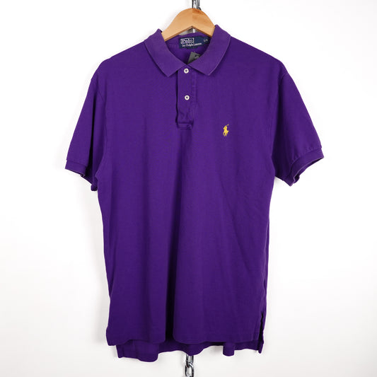 Vintage Polo RL Purple Polo Shirt - Size L