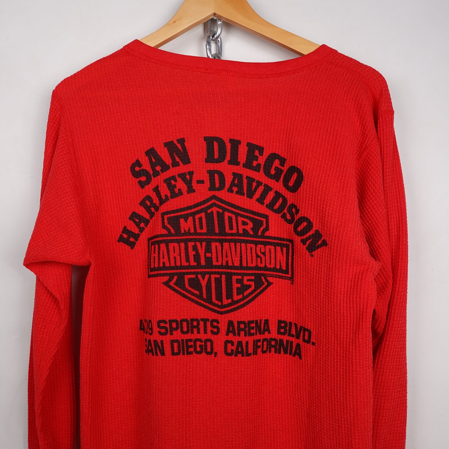 1980s Harley Davidson Red Thermal LS - Size XL