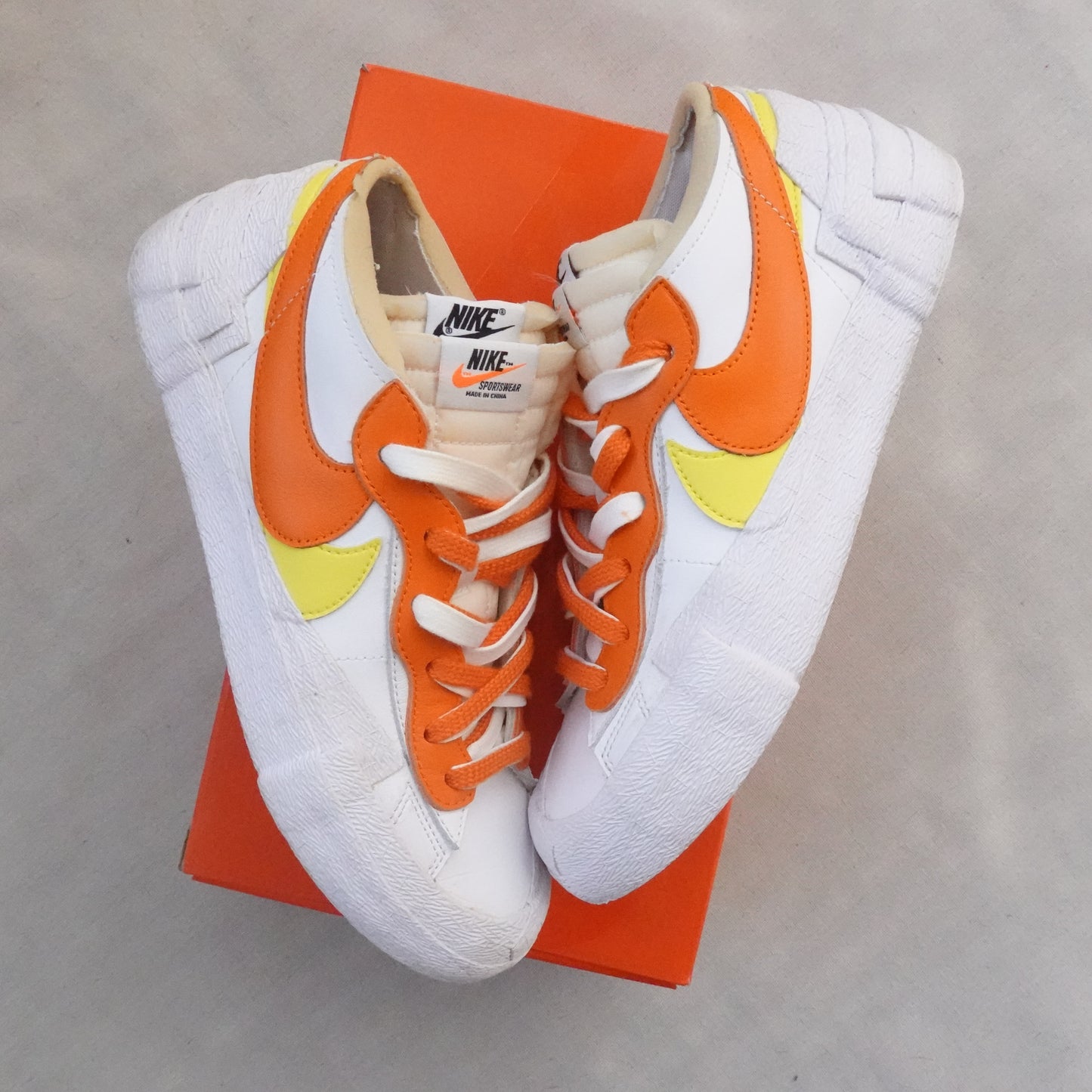 Nike Blazer Sacai White Magma - Size 9
