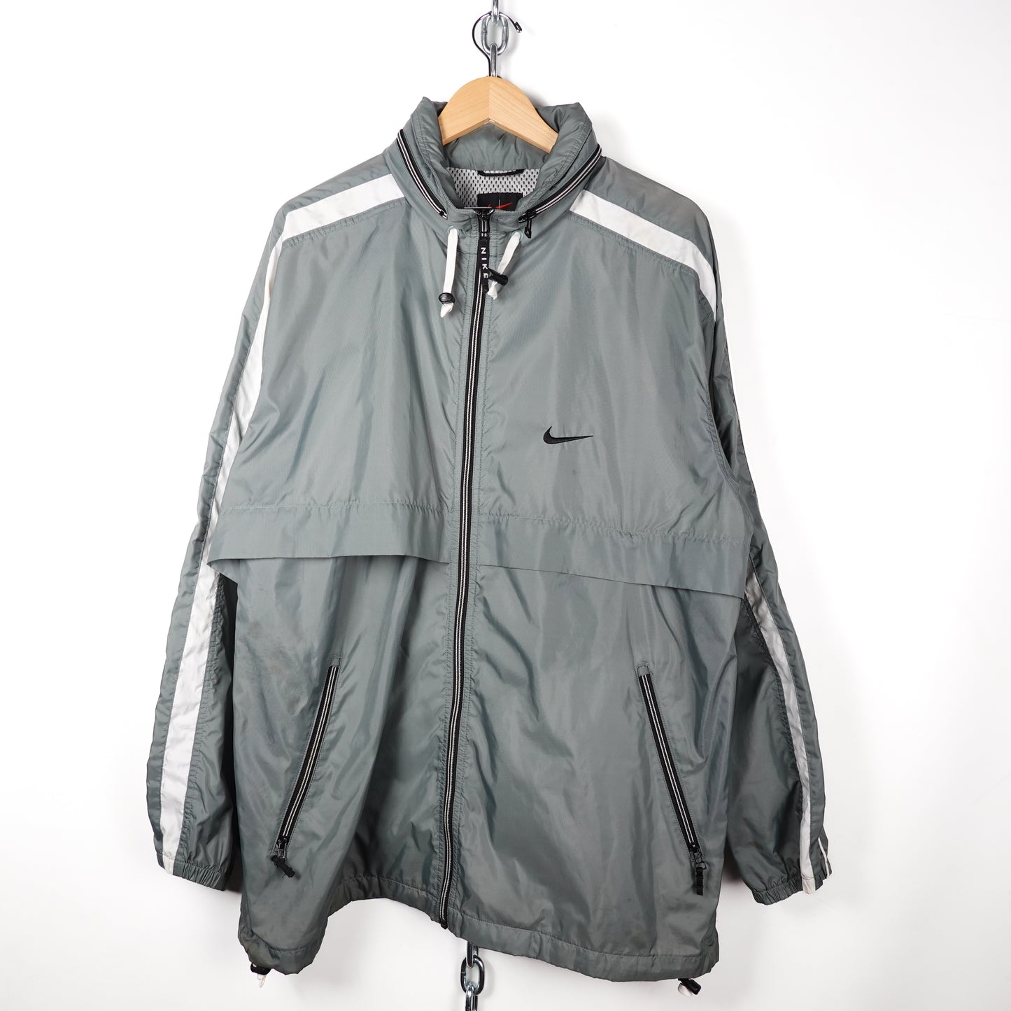 1990s Nike Green Windbreaker - Size L