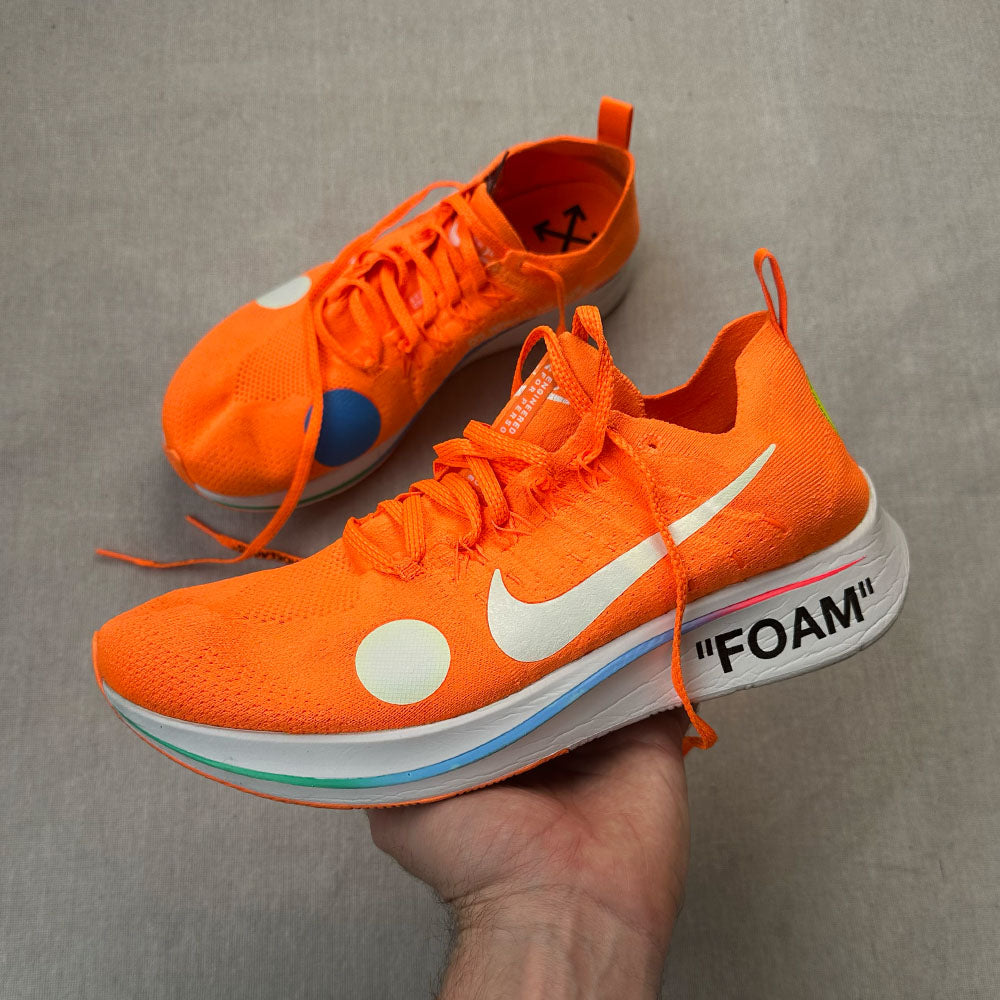 Nike Zoom Fly Mercurial Off-White Total Orange - Size 11