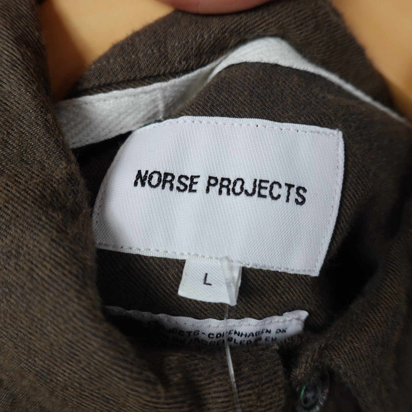 Norse Projects Green Button Up - Size L