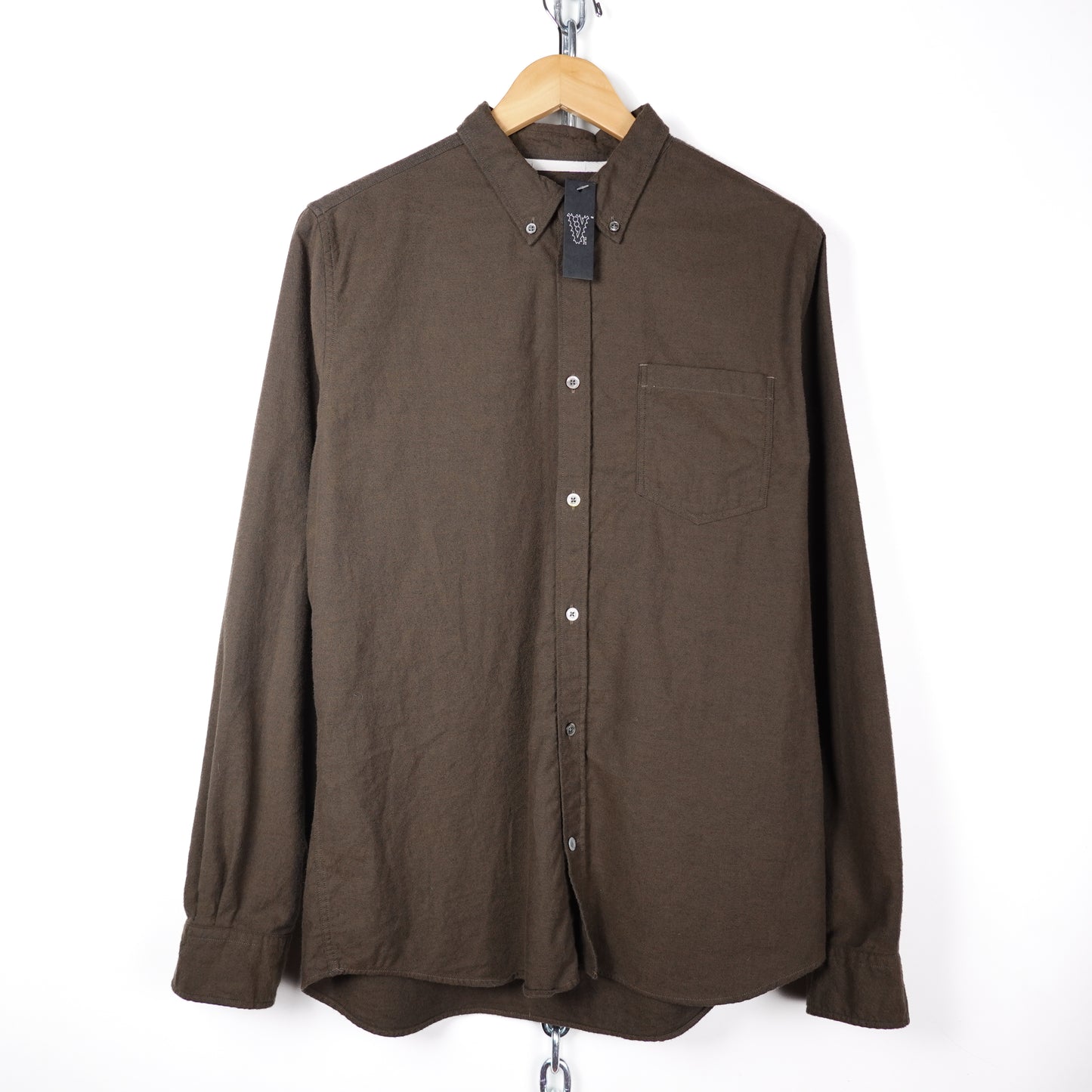 Norse Projects Green Button Up - Size L