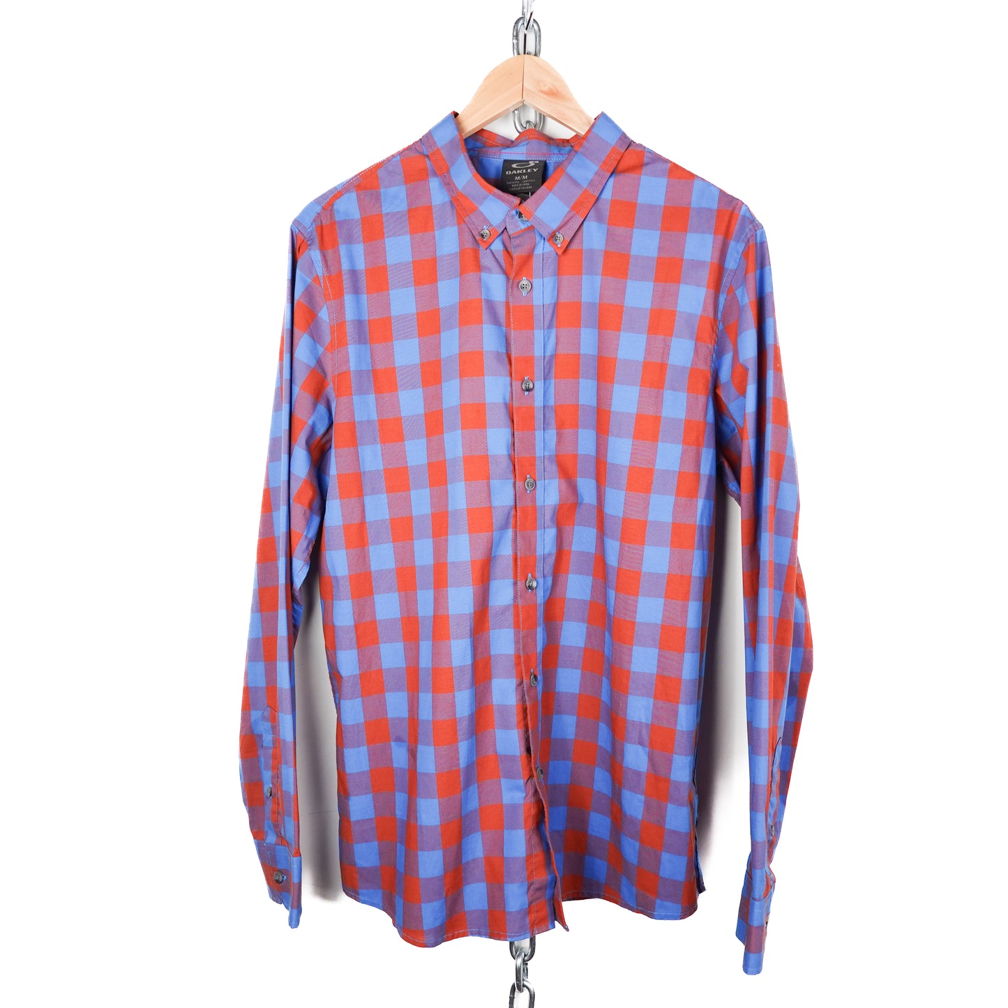 Oakley Plaid Button Up - Size M