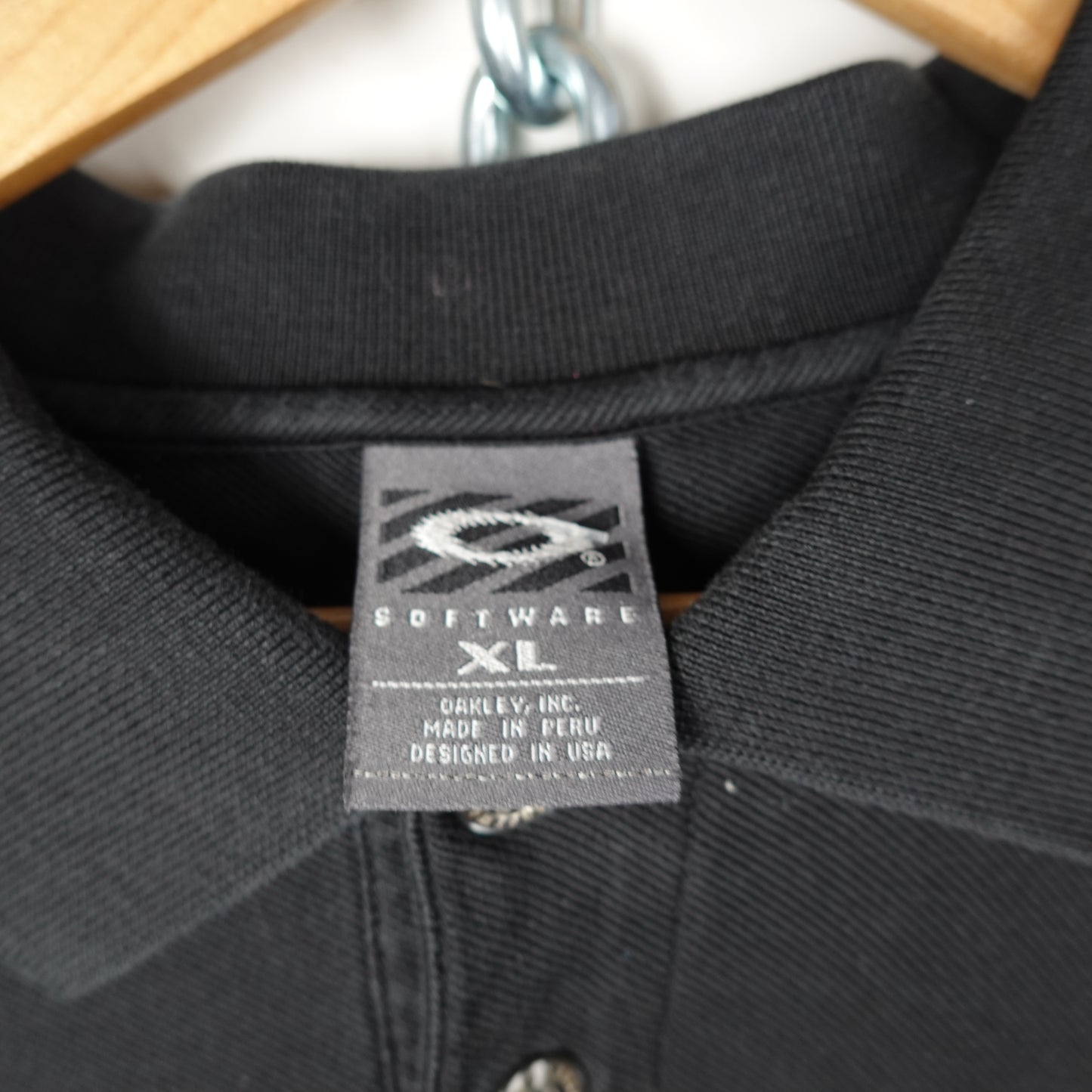Vintage Oakley Software Polo Shirt - Size XL
