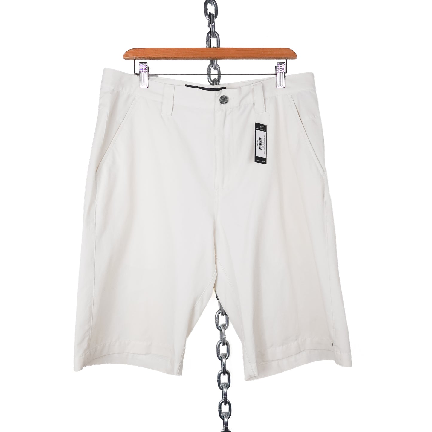 Y2K Oakley White Light Shorts - Size 36