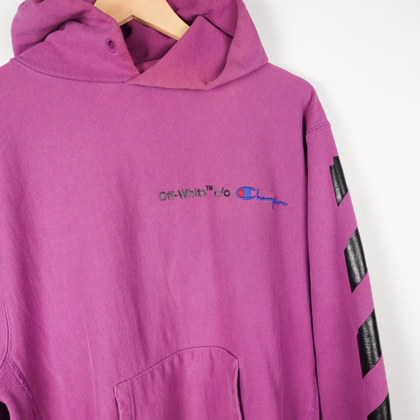 Off-White Champion Hoodie - Size L