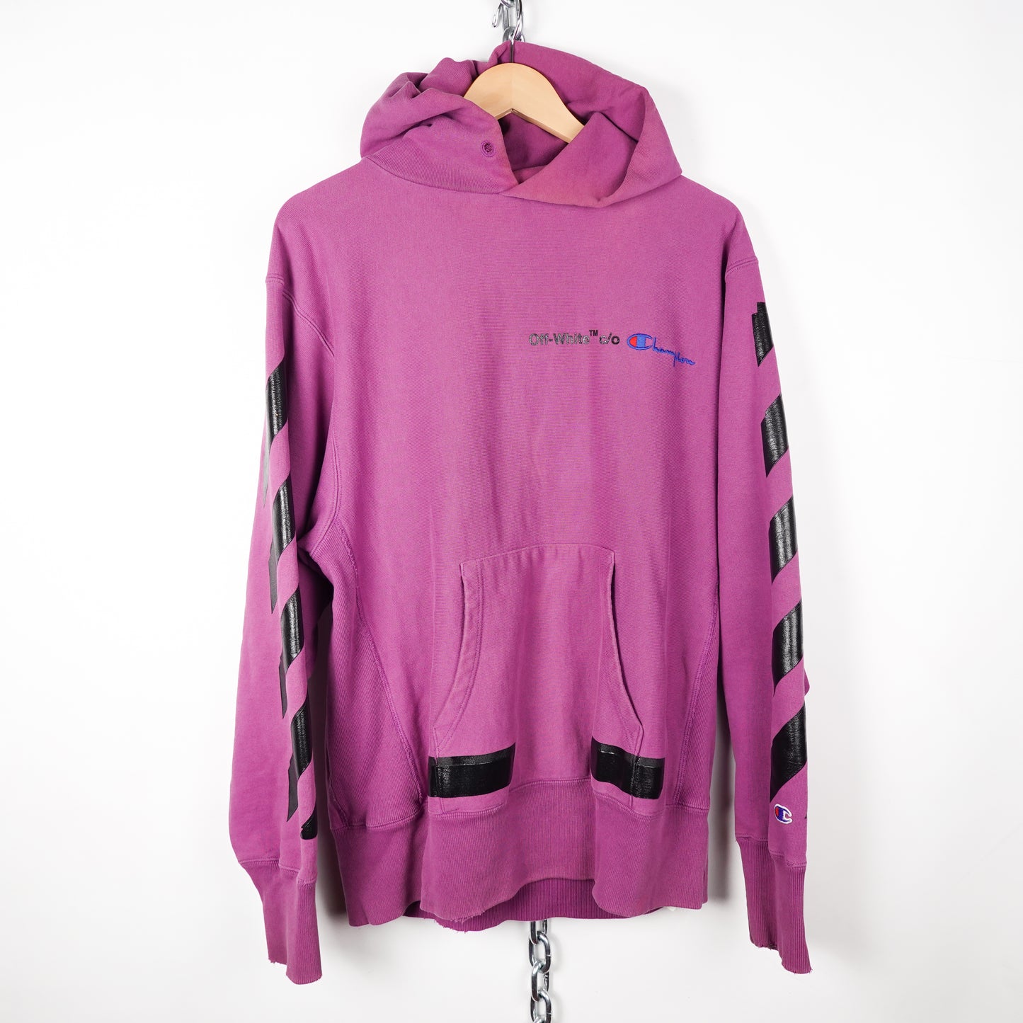 Off-White Champion Hoodie - Size L