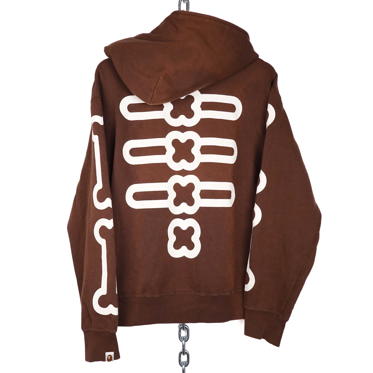 OG Bape Skull And Bones Full Zip Hoodie - Size M
